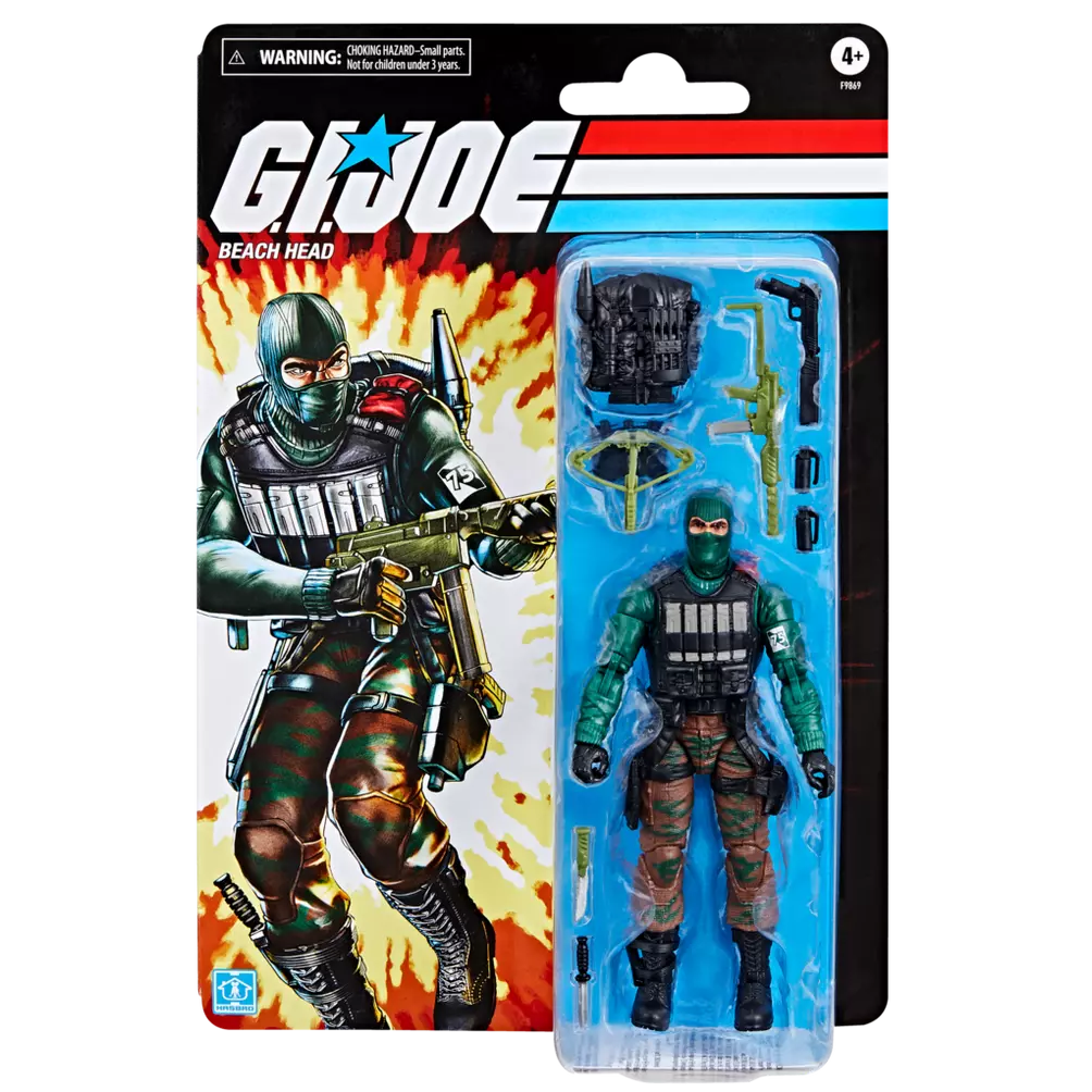 G.I. Joe Classified Series Retro Cardback Beach Head - 6in