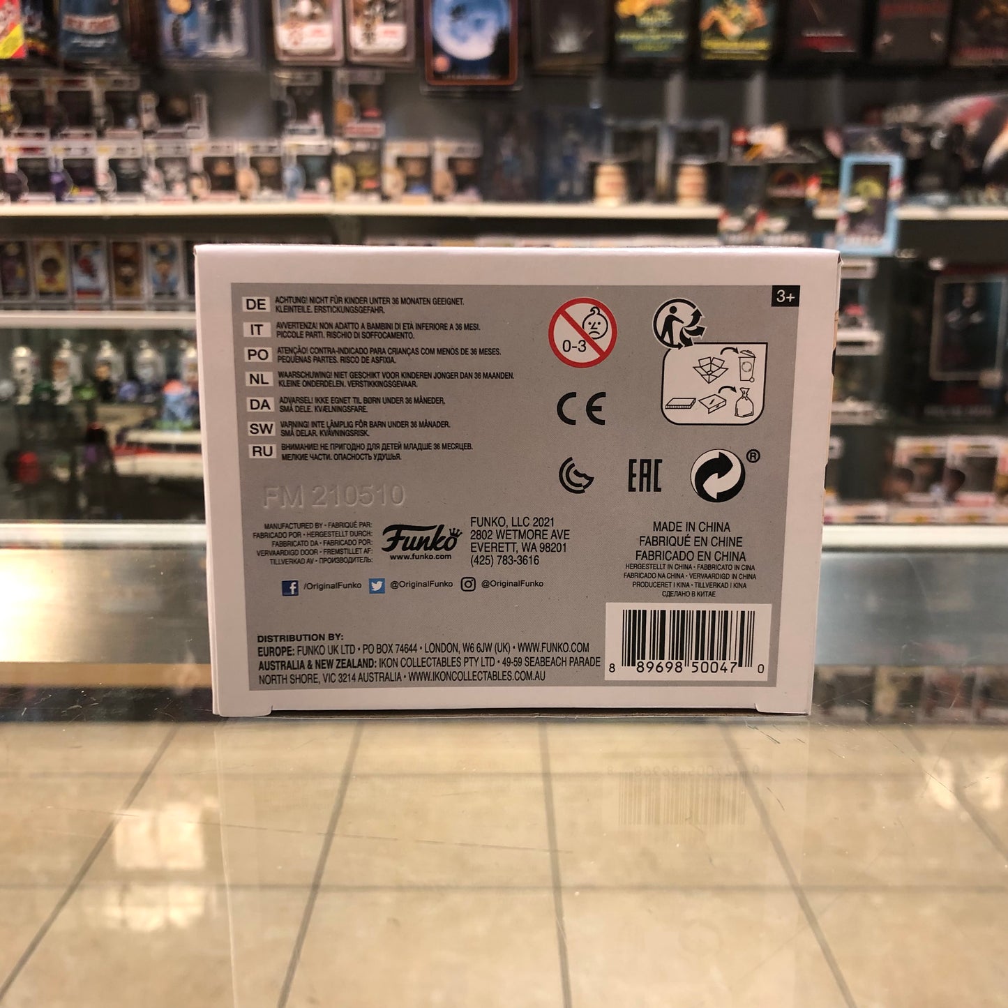 Funko Pop! Freddy Funko as Freddie Mercury - Box of Fun 3000pc (2021)