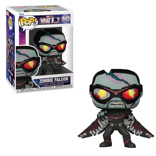 Funko POP! Marvel: What If - Zombie Falcon Vinyl Figure - 942