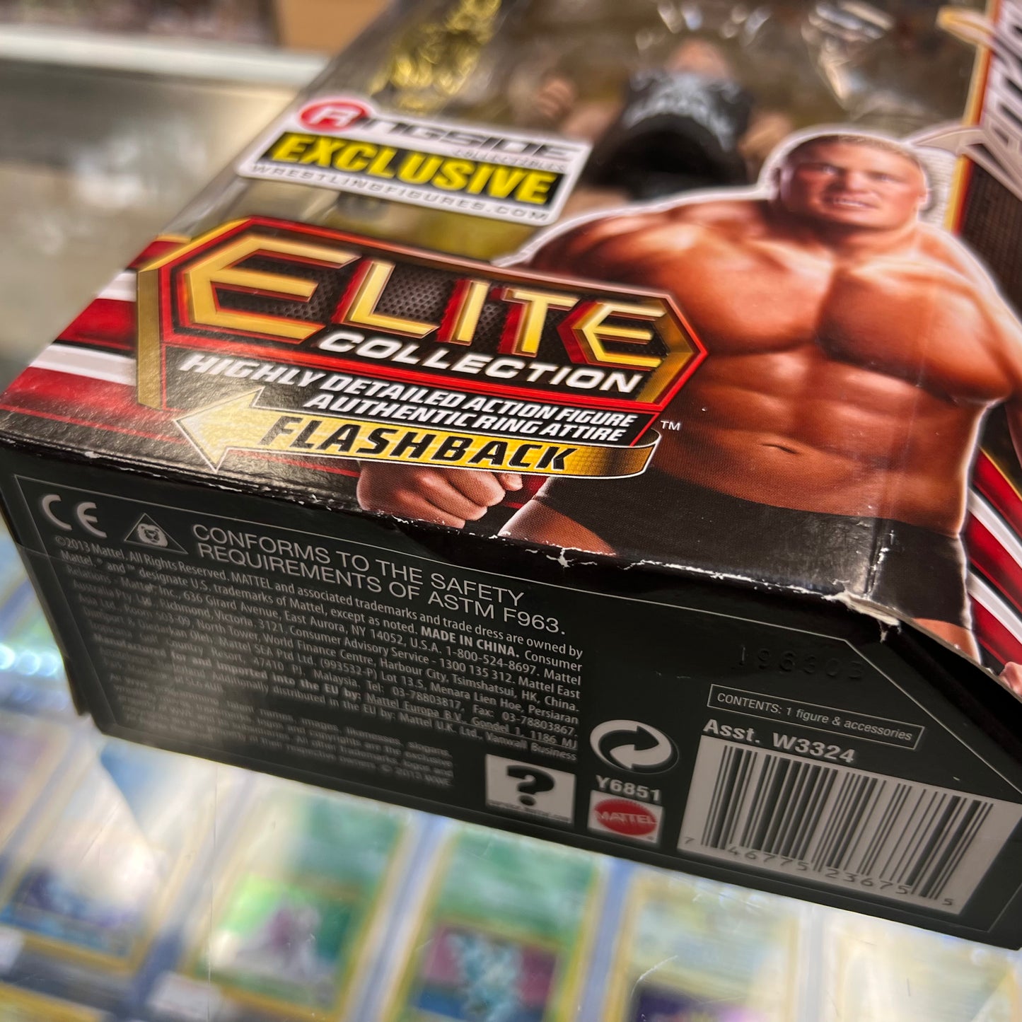 WWE Elite Collection - Brock Lesnar - Flashback - Ringside Collectibles Exclusive - 2013