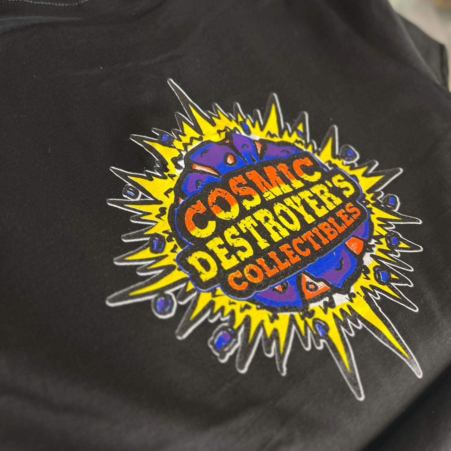 Cosmic Destroyer’s Full Color & Glow T-Shirt - Black