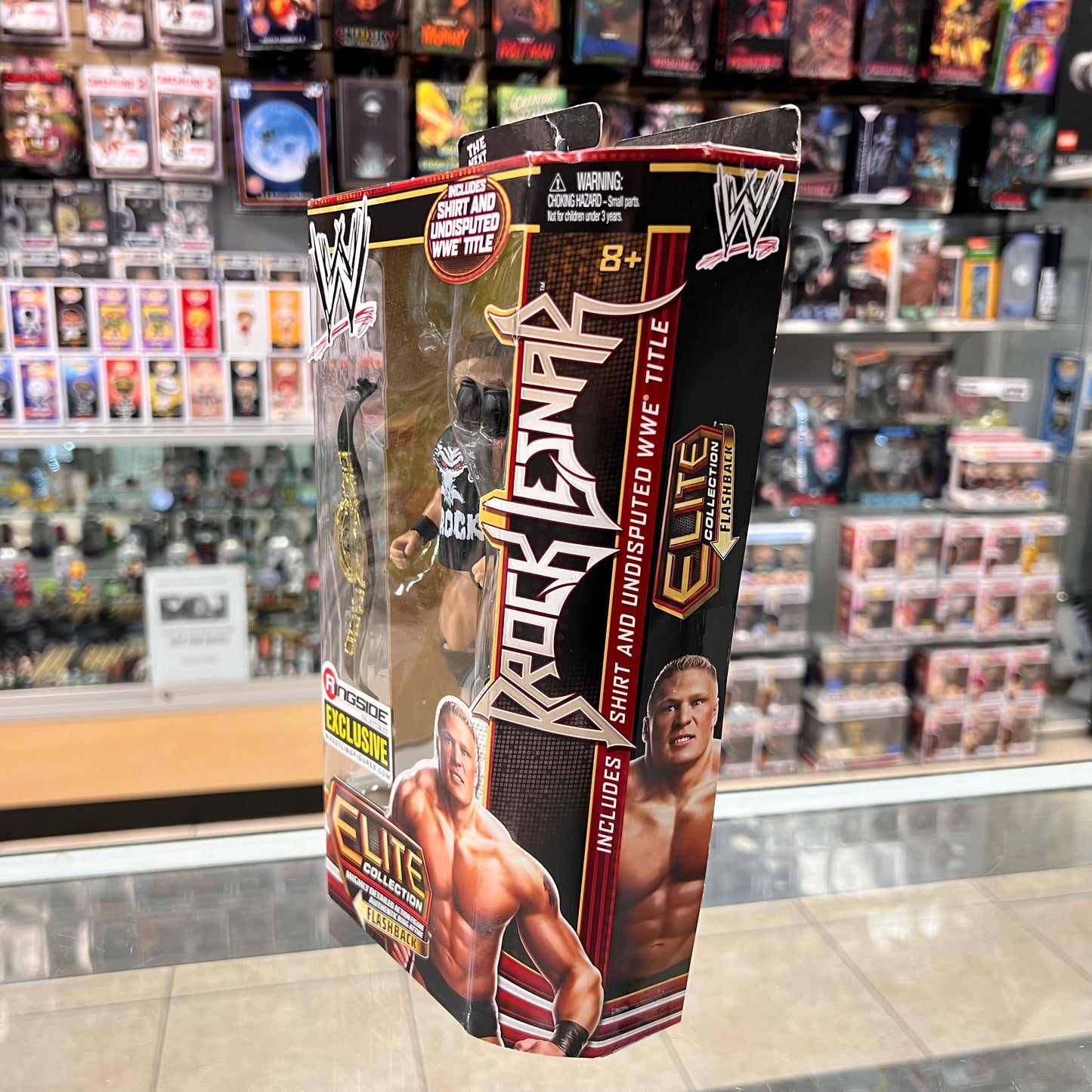 WWE Elite Collection - Brock Lesnar - Flashback - Ringside Collectibles Exclusive - 2013