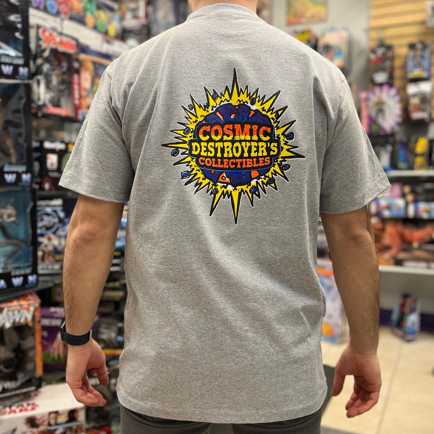 Cosmic Destroyer’s - T-Shirt - Full Color & Single - Gray