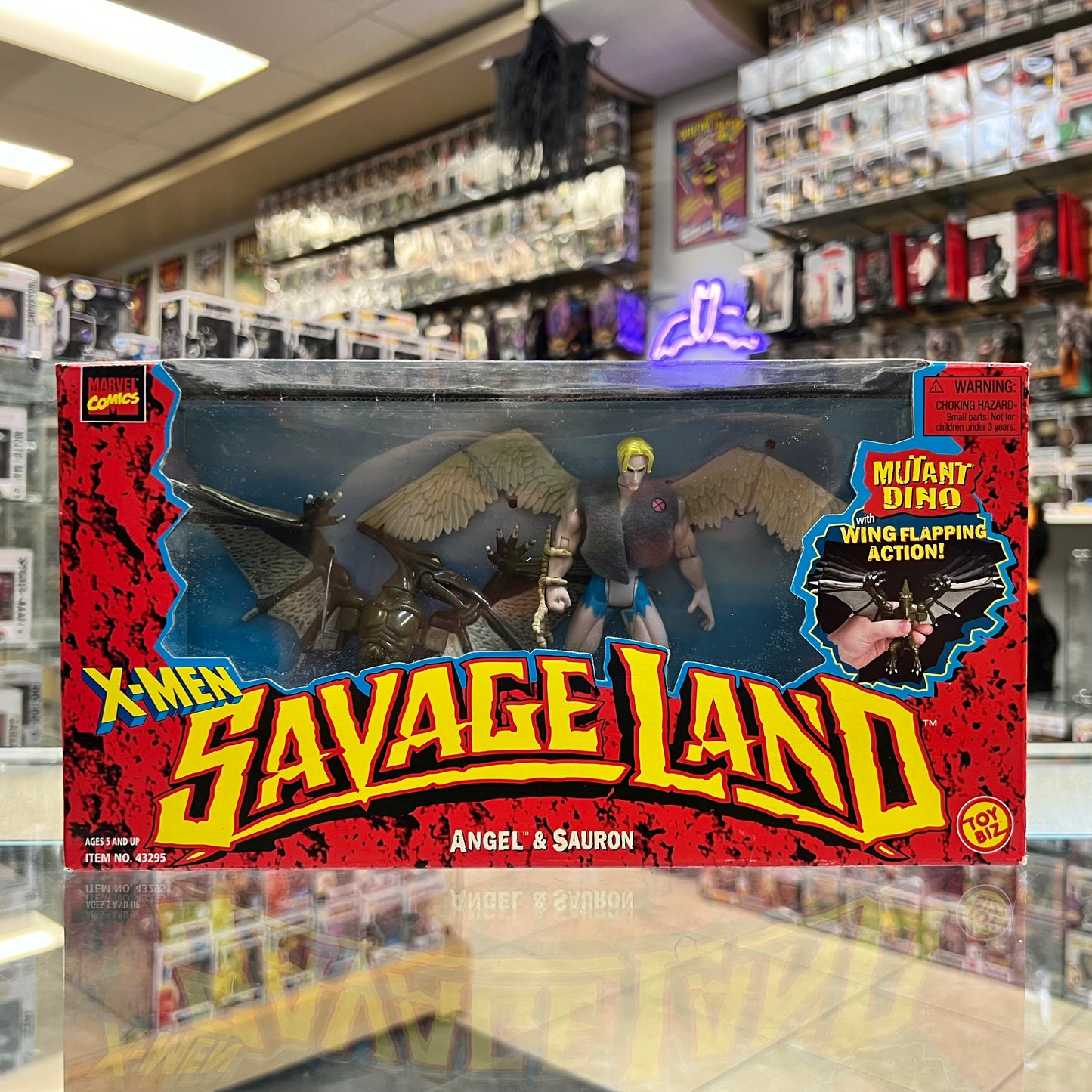 Toybiz X-MEN - Savage Land - Angel & Sauron- 2pk action figure set (OPEN)