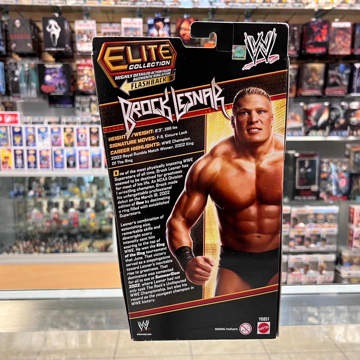WWE Elite Collection - Brock Lesnar - Flashback - Ringside Collectibles Exclusive - 2013
