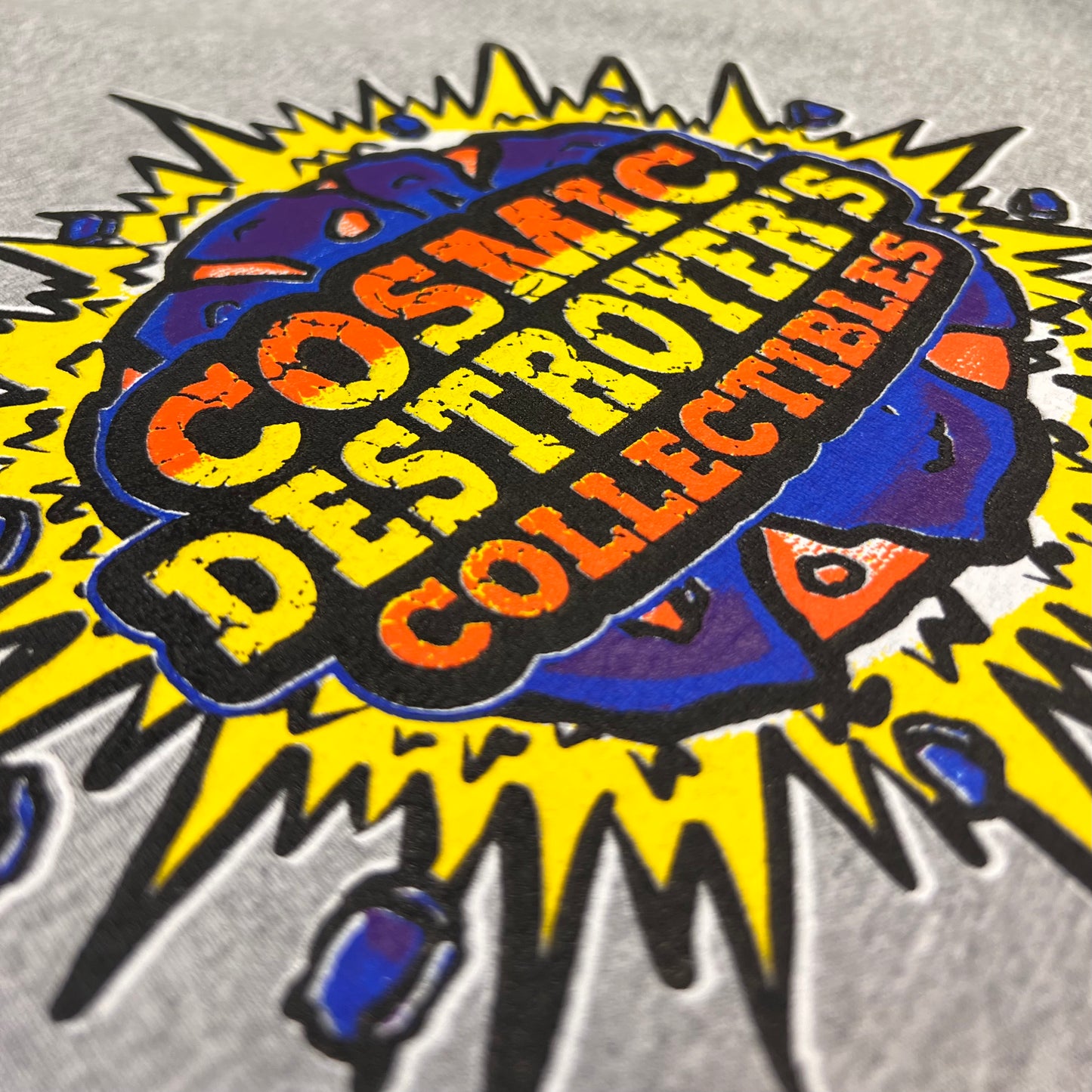 Cosmic Destroyer’s - T-Shirt - Full Color & Single - Gray
