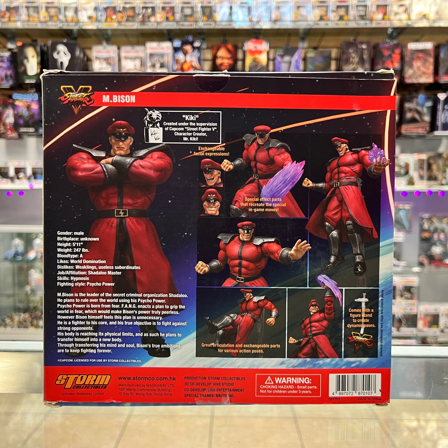 Storm Collectibles - Street Fighter V - M.Bison - Evil Personified - Red Version (OPEN)