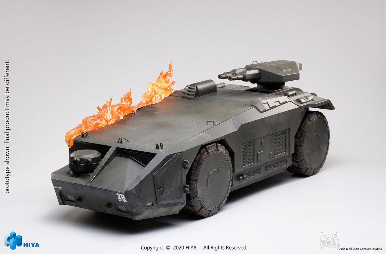ALIENS - BURNING ARMORED PERSONNEL CARRIER - PX 1/18 SCALE VEHICLE