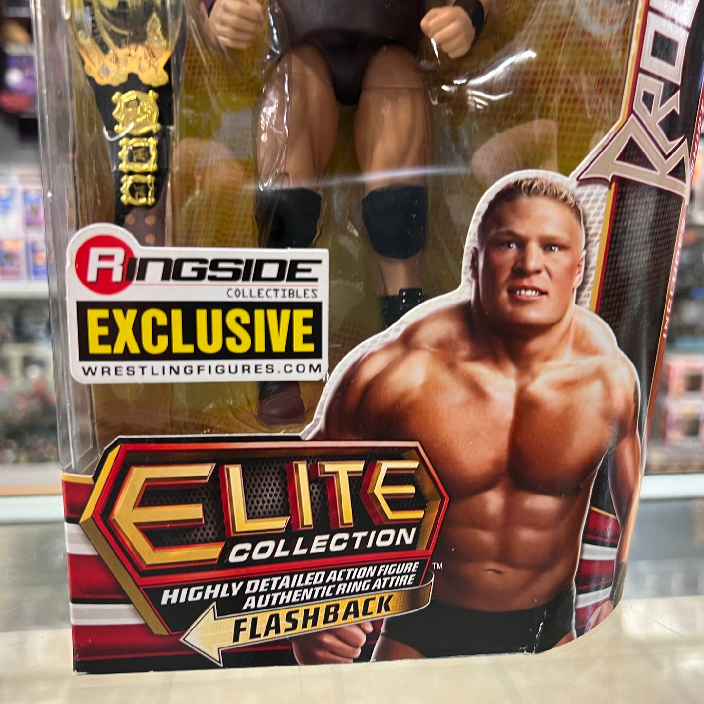 WWE Elite Collection - Brock Lesnar - Flashback - Ringside Collectibles Exclusive - 2013