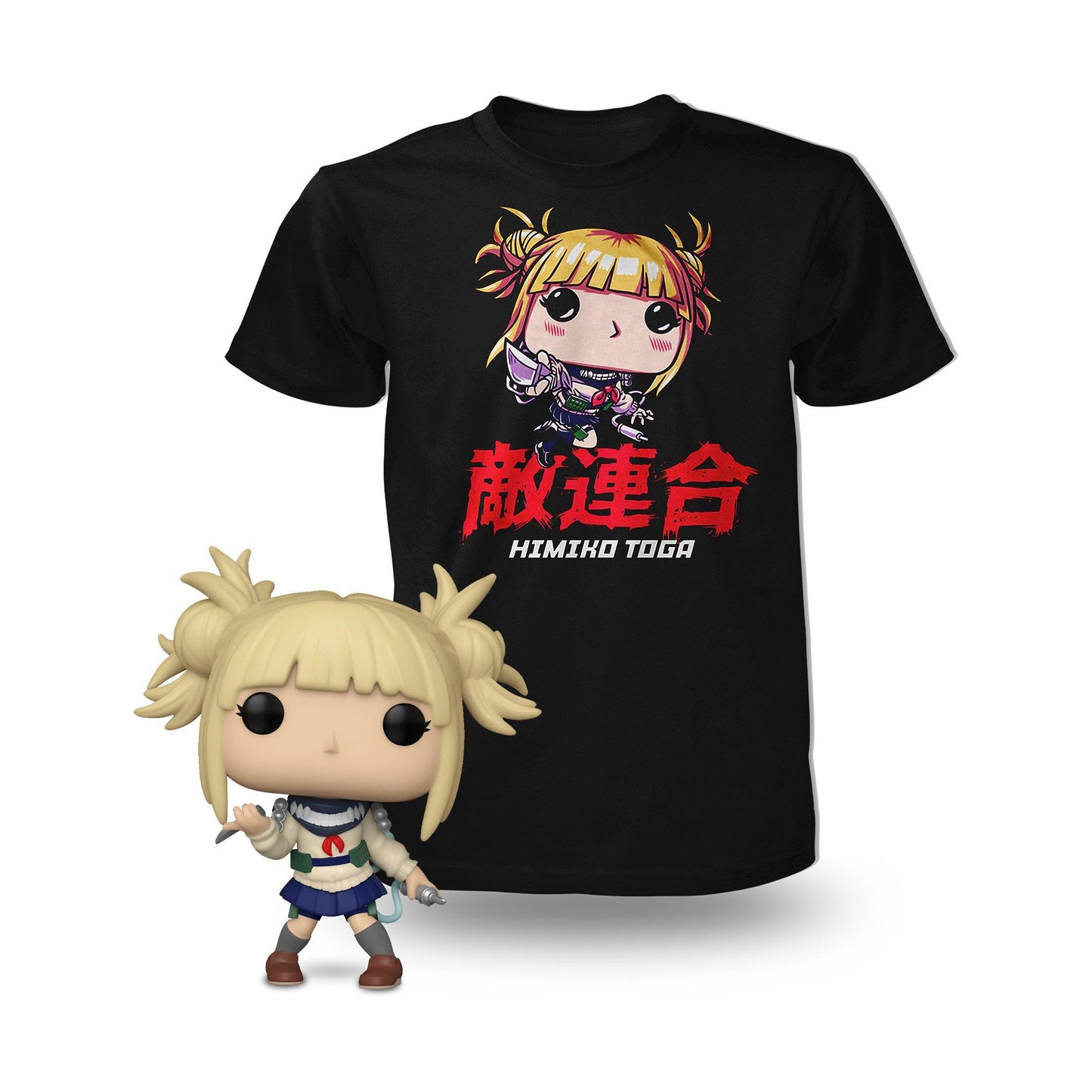 Funko Pop! Animation - My Hero Academia - Himiko Toga - Shirt and Pop Bundle