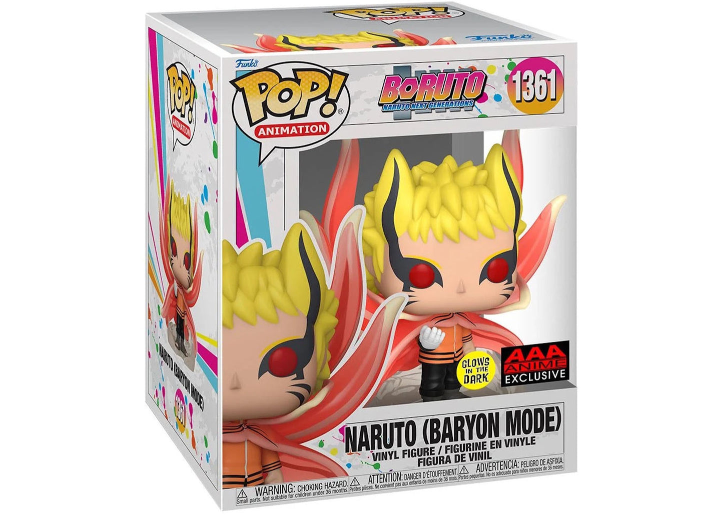 Funko Pop! Animation - Boruto - Naruto (Baryon Mode) Glows - AAA Anime - 1361