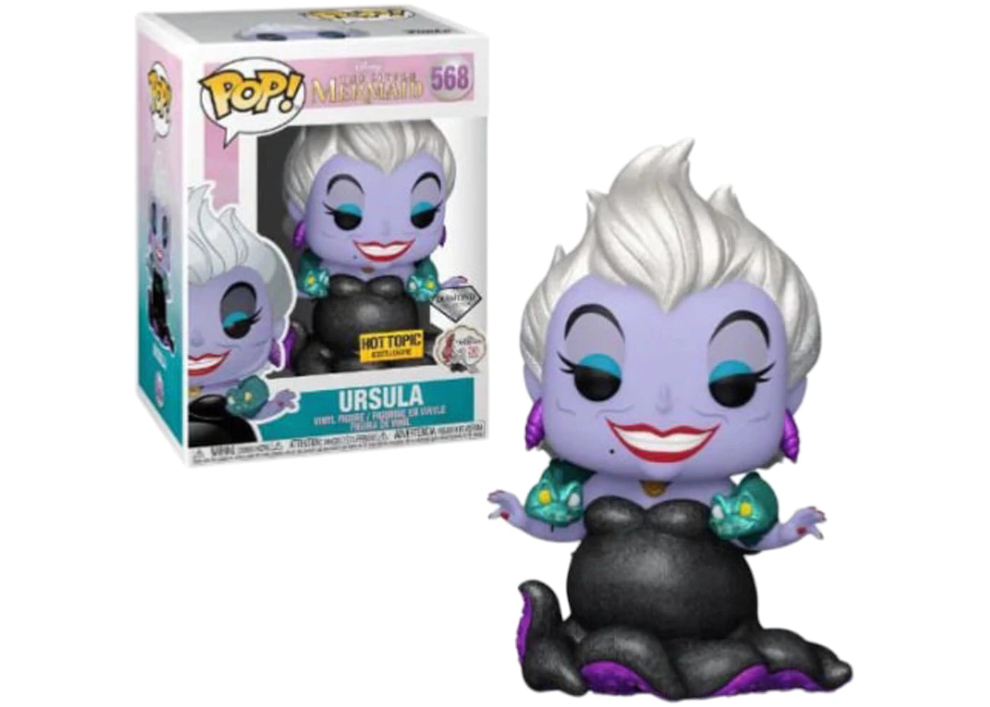 Funko Pop! Disney - Ursula - The Little Mermaid - Diamond - Hot Topic - 568