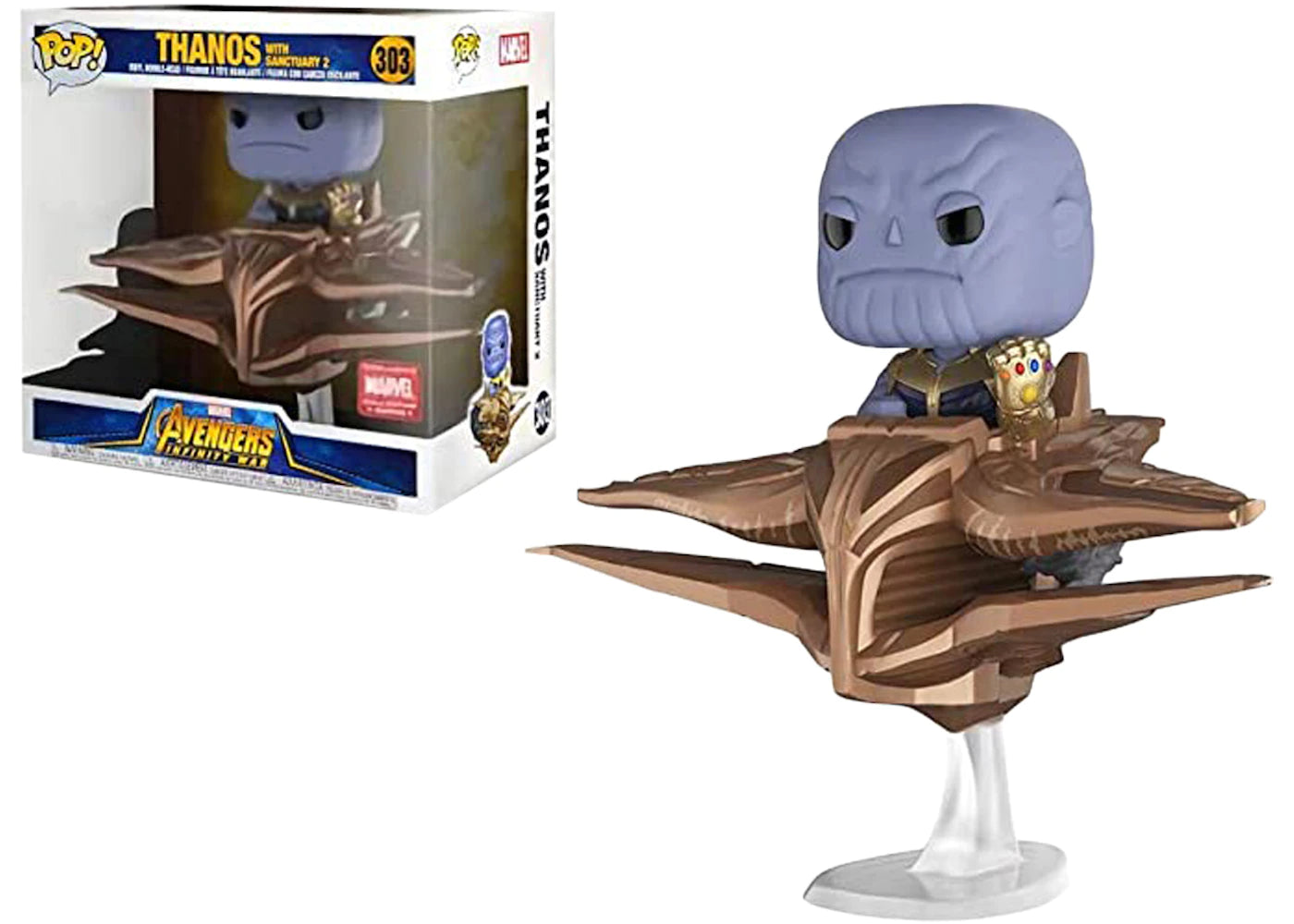 Funko Pop! Marvel - Thanos with Sanctuary 2 - 303 - Marvel Collector Corps