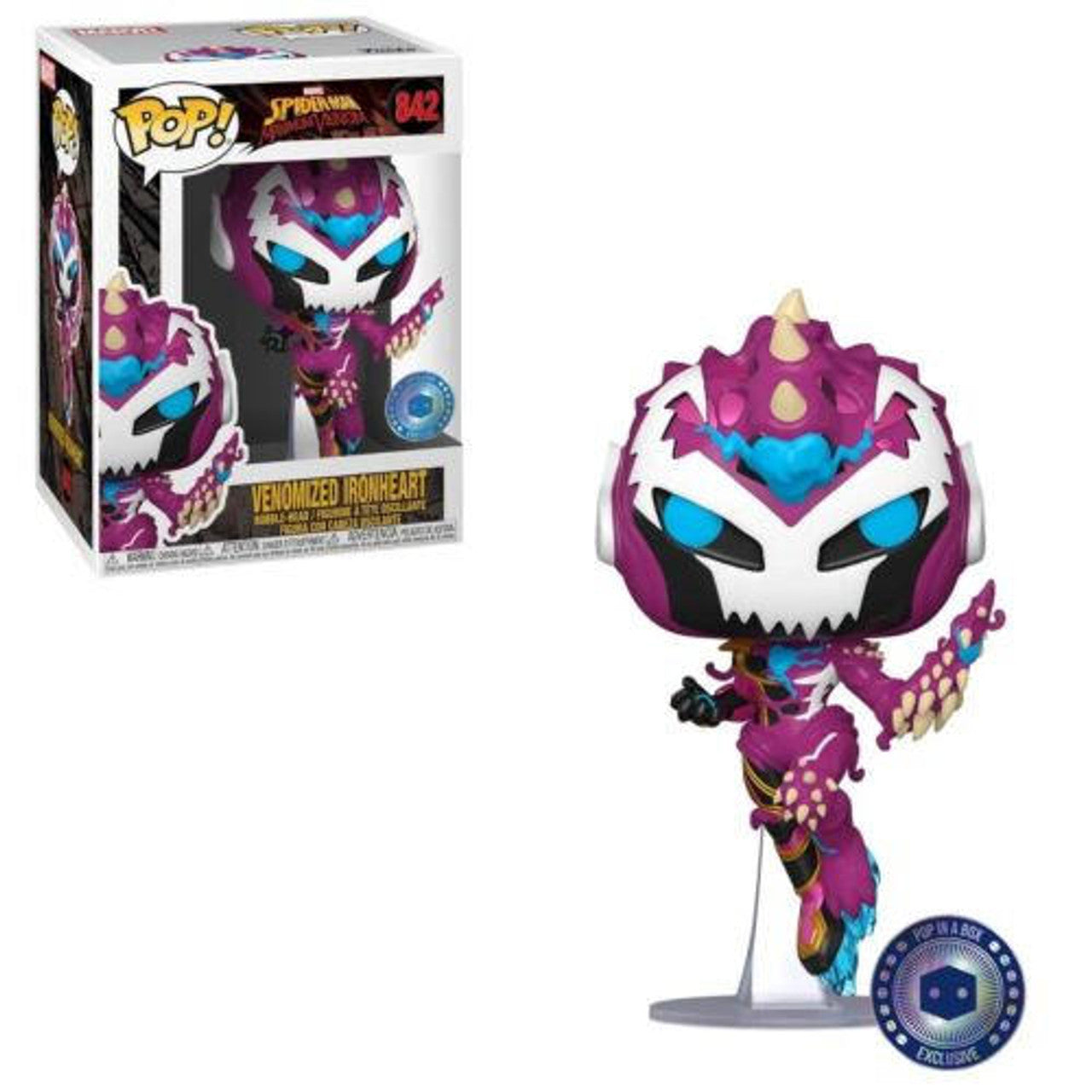 Funko Pop! Marvel Spider-Man Maxium Venom - Venomized Ironheart (Pop in a Box Exclusive) - 842