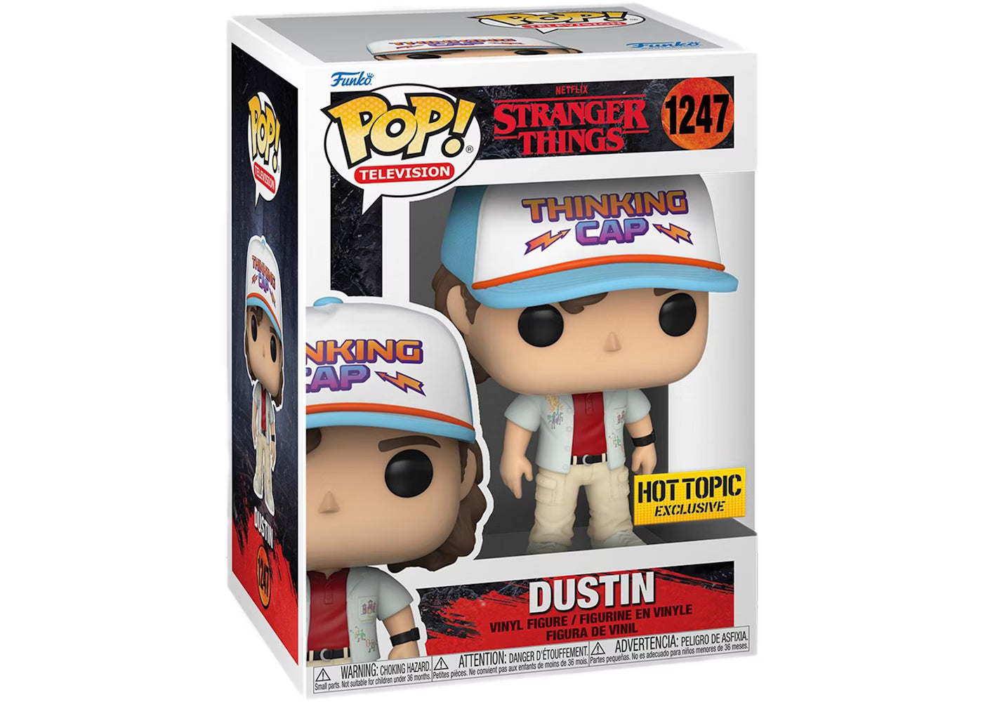 Funko Pop! Television - Stranger Things - Dustin - 1247 (Hot Topic Exclusive)