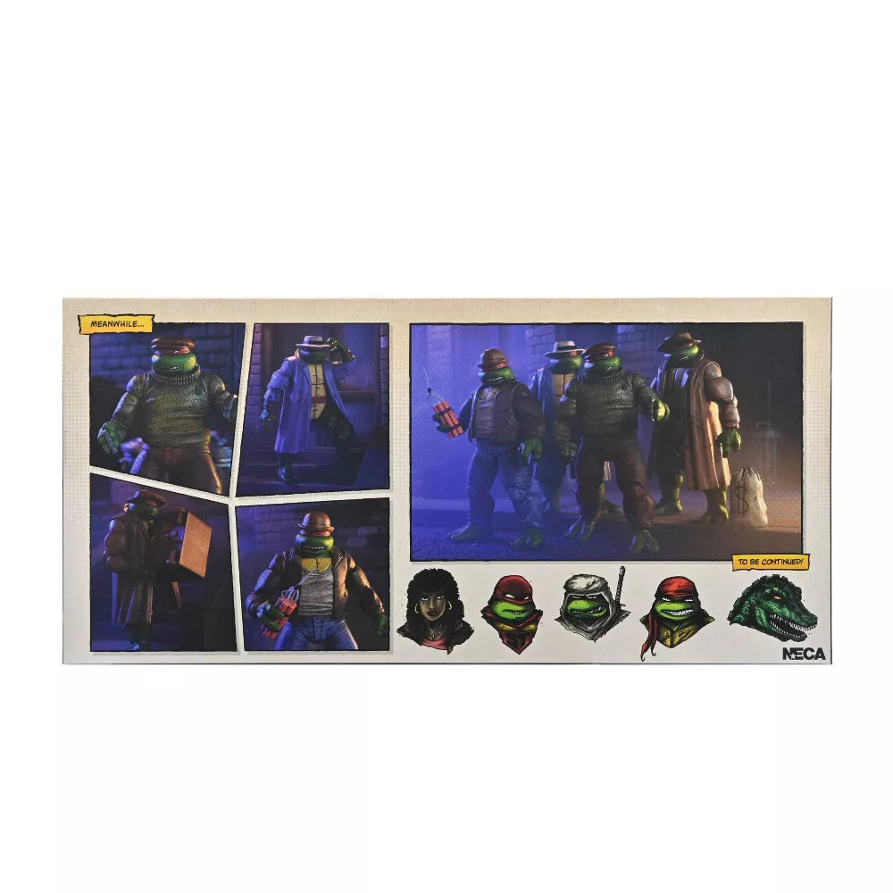 NECA Teenage Mutant Ninja Turtles Mirage Comics Gangster Turtles 7" Scale Action Figure - 4pk