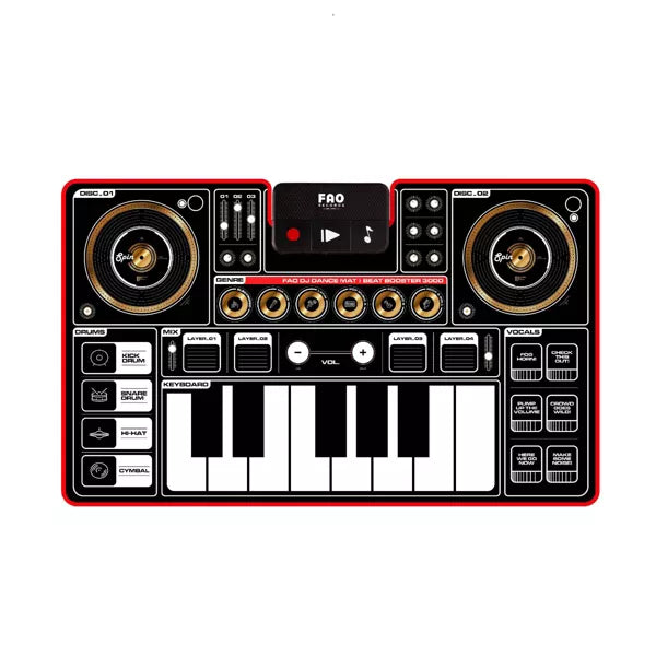 FAO Schwarz DJ Mixer Mat