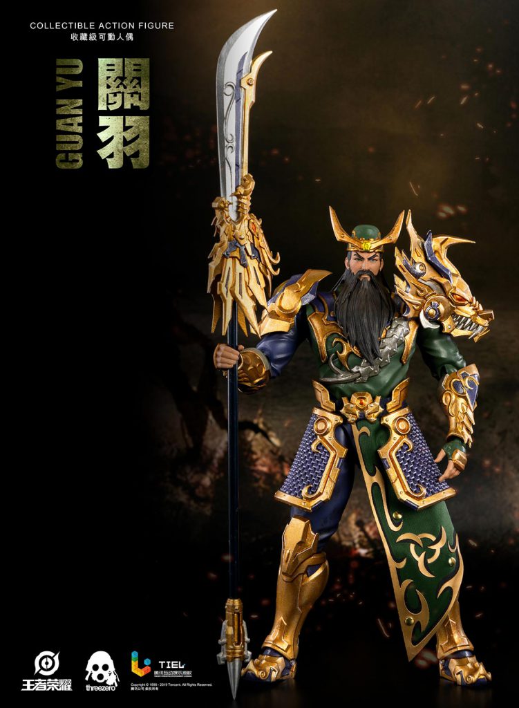Threezero Honor Of Kings Guan Yu - Action Figure