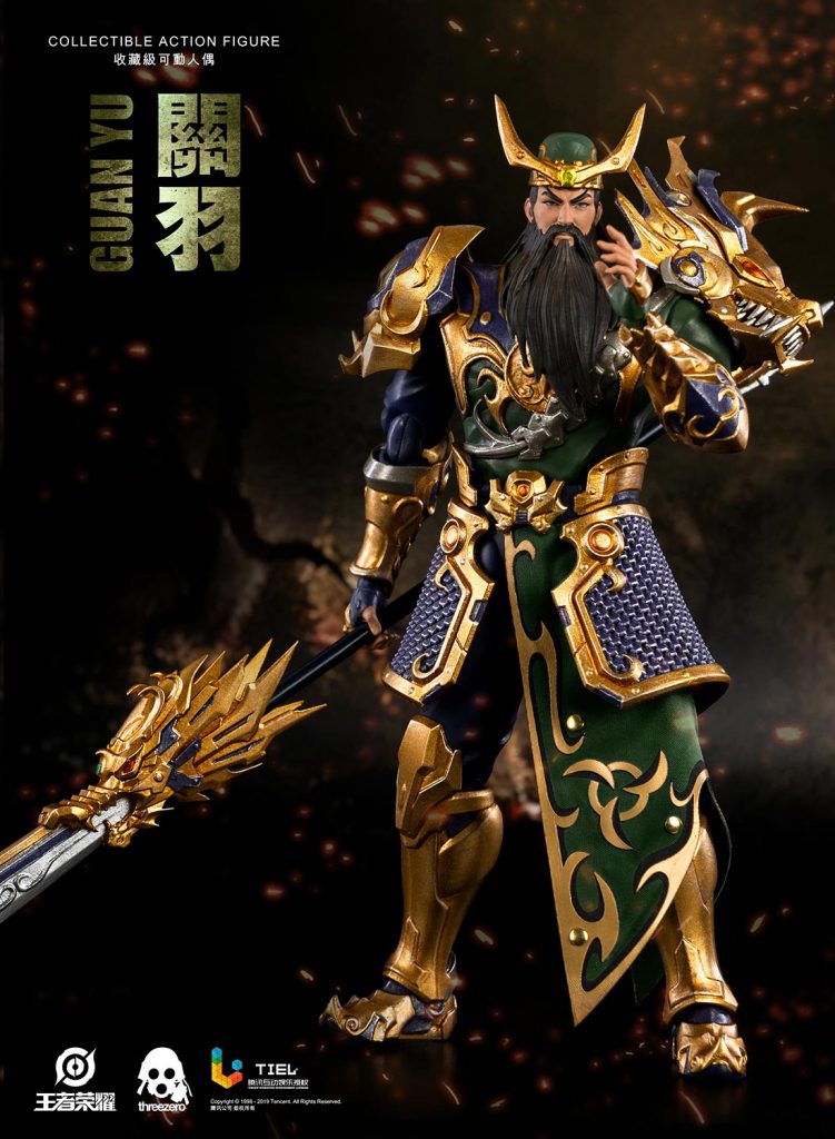 Threezero Honor Of Kings Guan Yu - Action Figure
