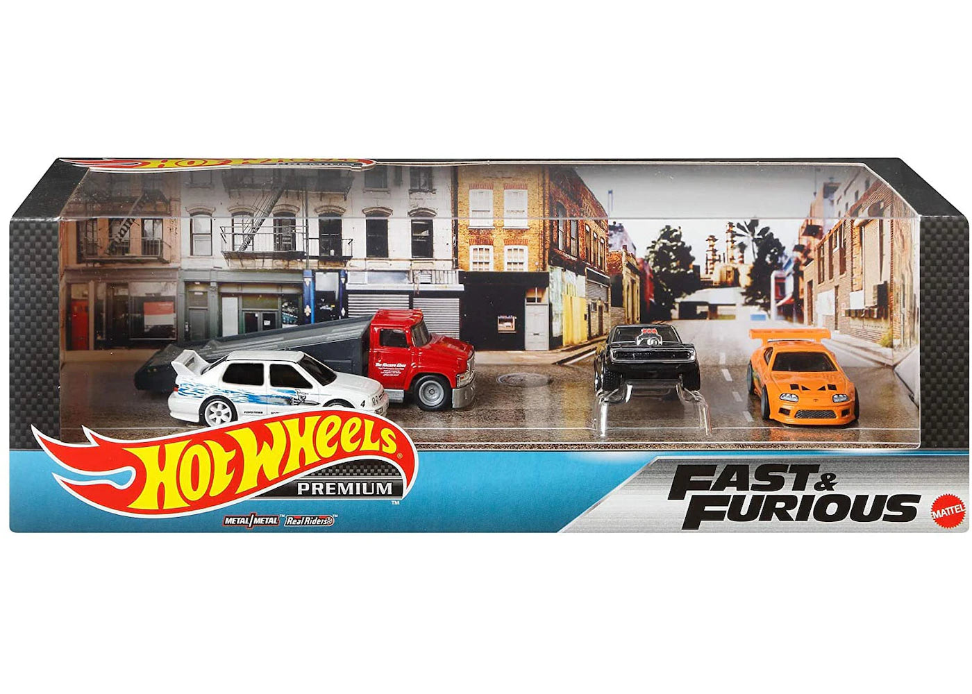 Hot Wheels Premium Fast Furious Set Real Riders