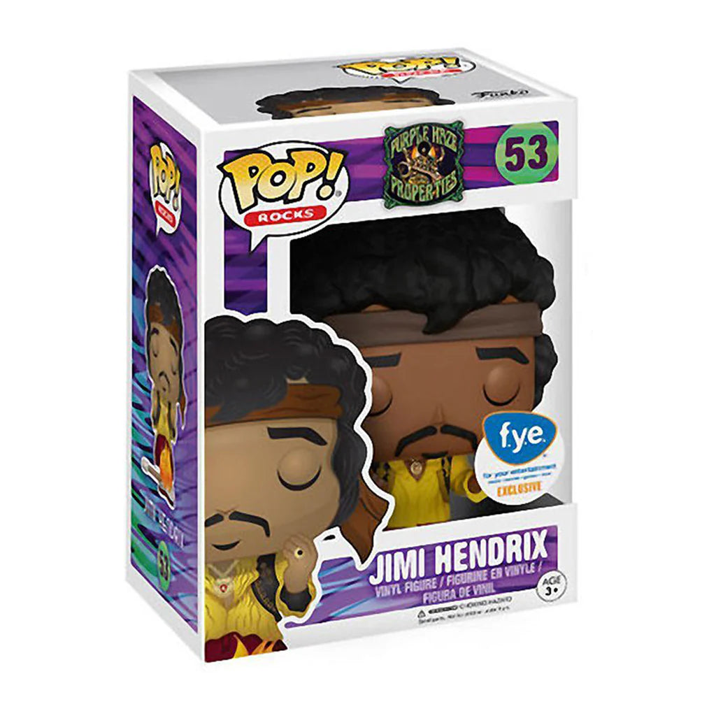 Funko Pop! Rocks - Jimi Hendrix - F.Y.E. Exclusive - 53