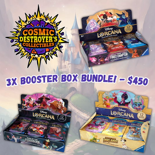 Disney Lorcana - 3x Booster Box Bundle!