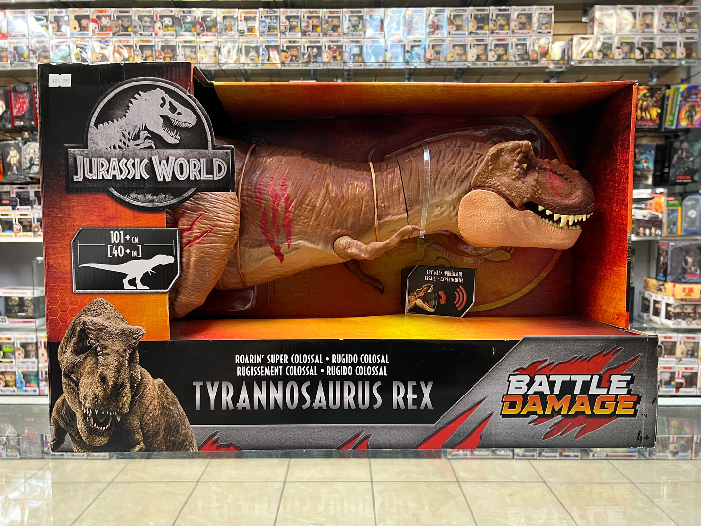 Jurassic World - Roarin' Super Colossal - Tyrannosaurus Rex - Action Figure