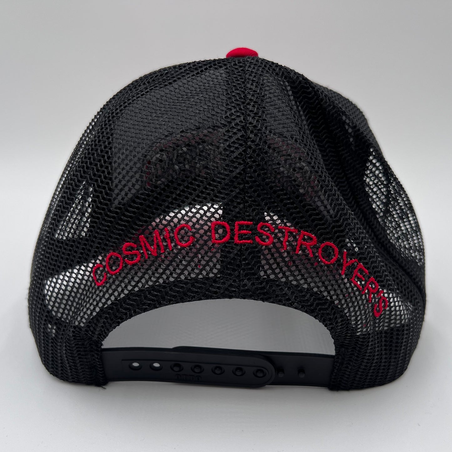 CHIZZARD BOX LOGO HAT (RED/BLACK)