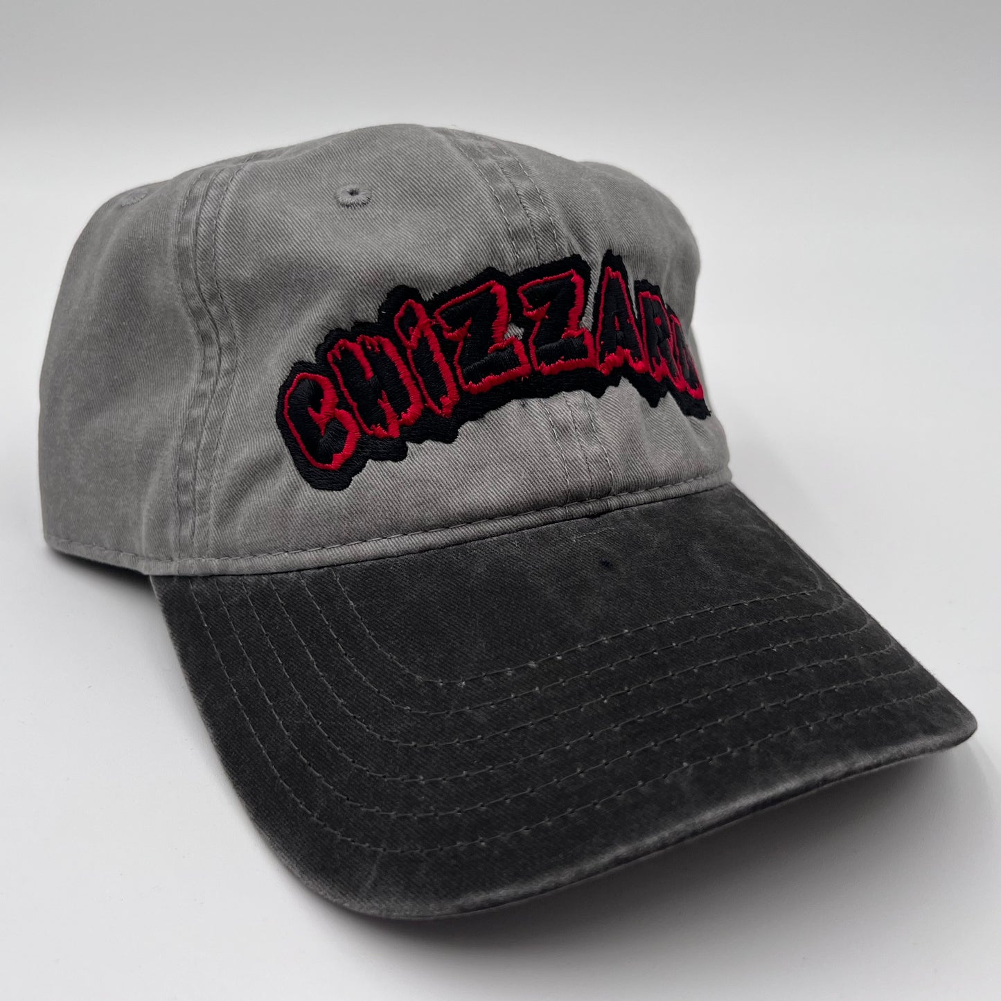 CHIZZARD DAD HAT - (Gray/Red)
