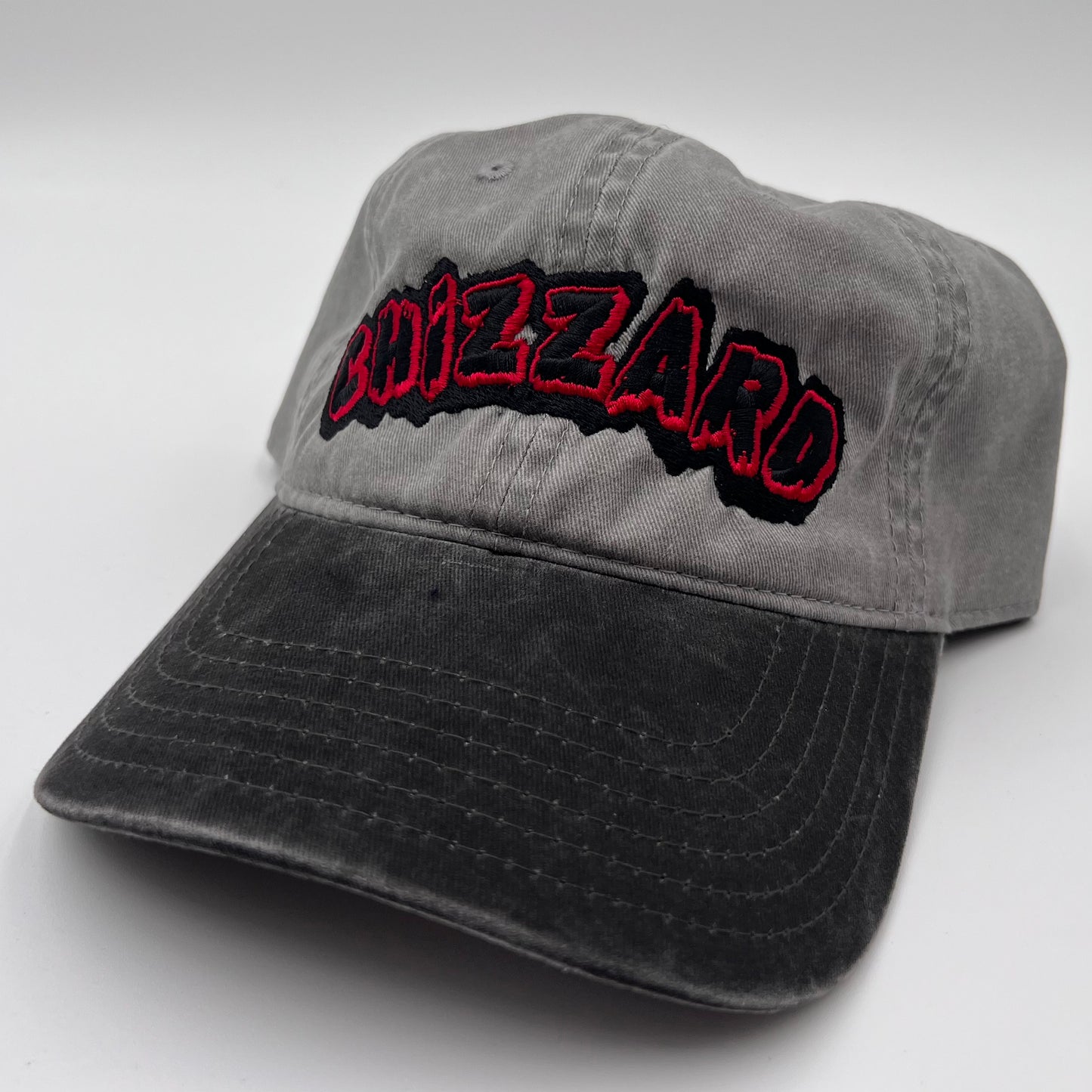CHIZZARD DAD HAT - (Gray/Red)