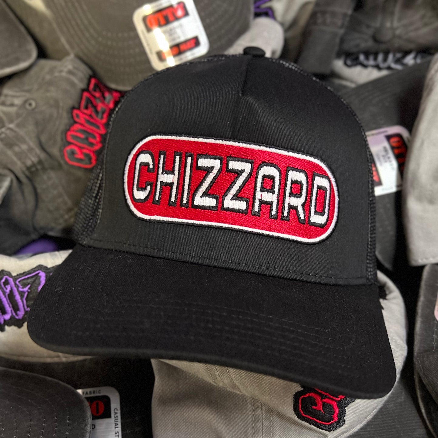 CHIZZARD BOX LOGO HAT (BLACK)