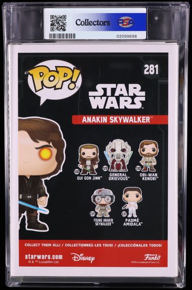Funko Pop! Star Wars 281 Anakin Skywalker 2018 Walgreens - PSA 9 MINT