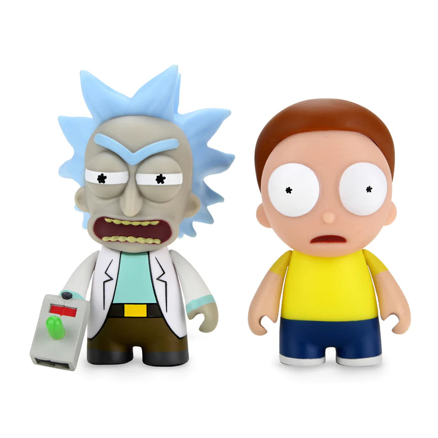 kidrobot - Rick Sanchez + Morty Smith - Vinyl Mini Figures - 2 Pack