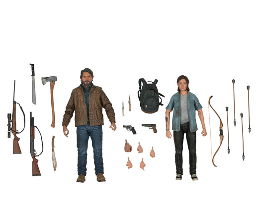 NECA - Last of Us – Ultimate Joel and Ellie 2-pack - 7″ Scale Action Figures