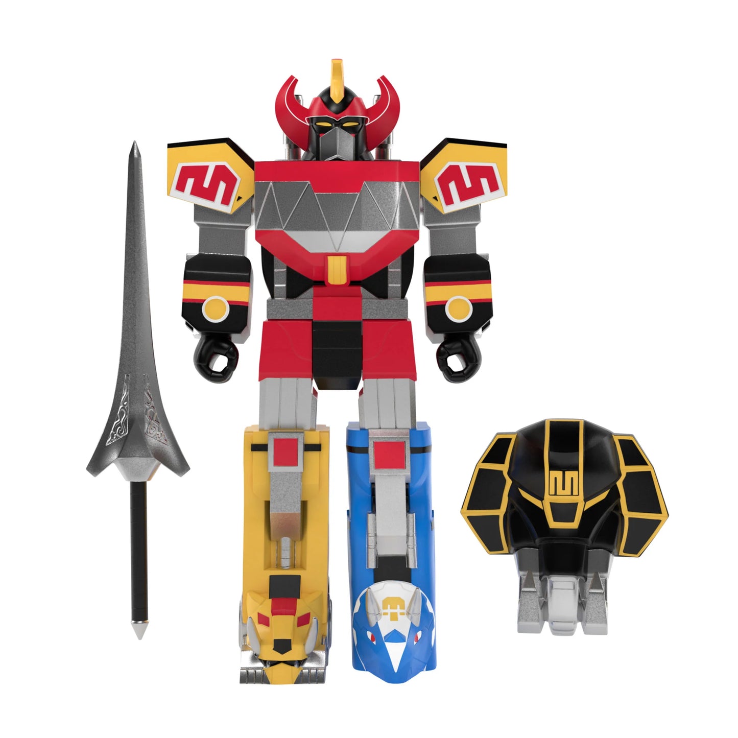 Super7 ReAction Mighty Morphin Power Rangers - Megazord (Wave 1)