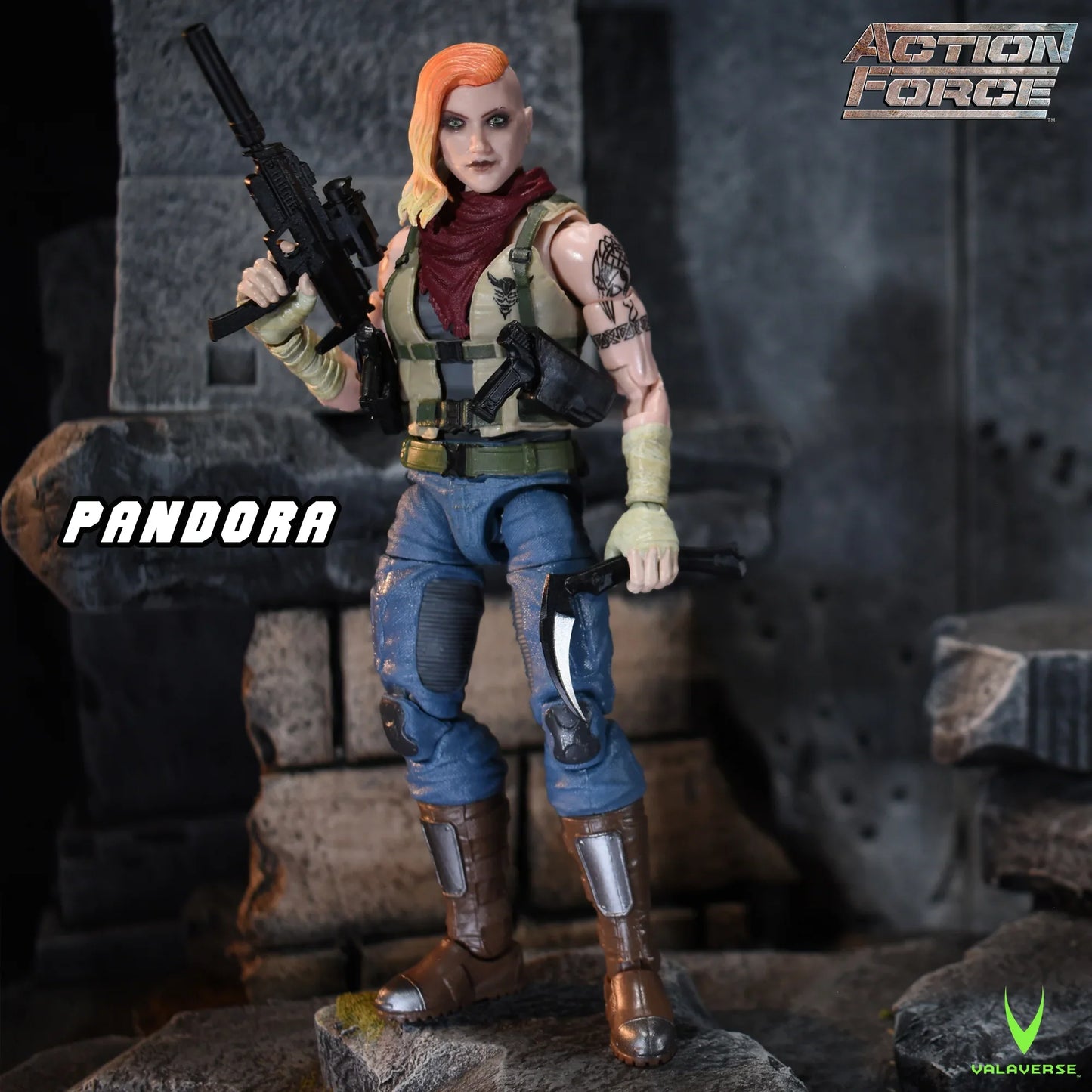 Valaverse - Action Force - Pandora Re-Issue 1/12 Scale Figure