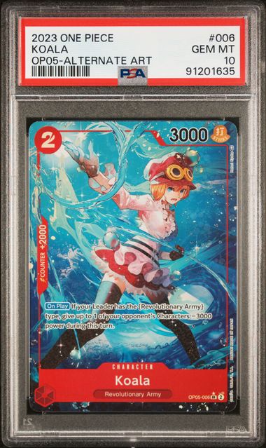 2023 ONE PIECE AWAKENING OF THE NEW ERA - KOALA #006 - ALTERNATE ART - PSA 10 GEM MINT