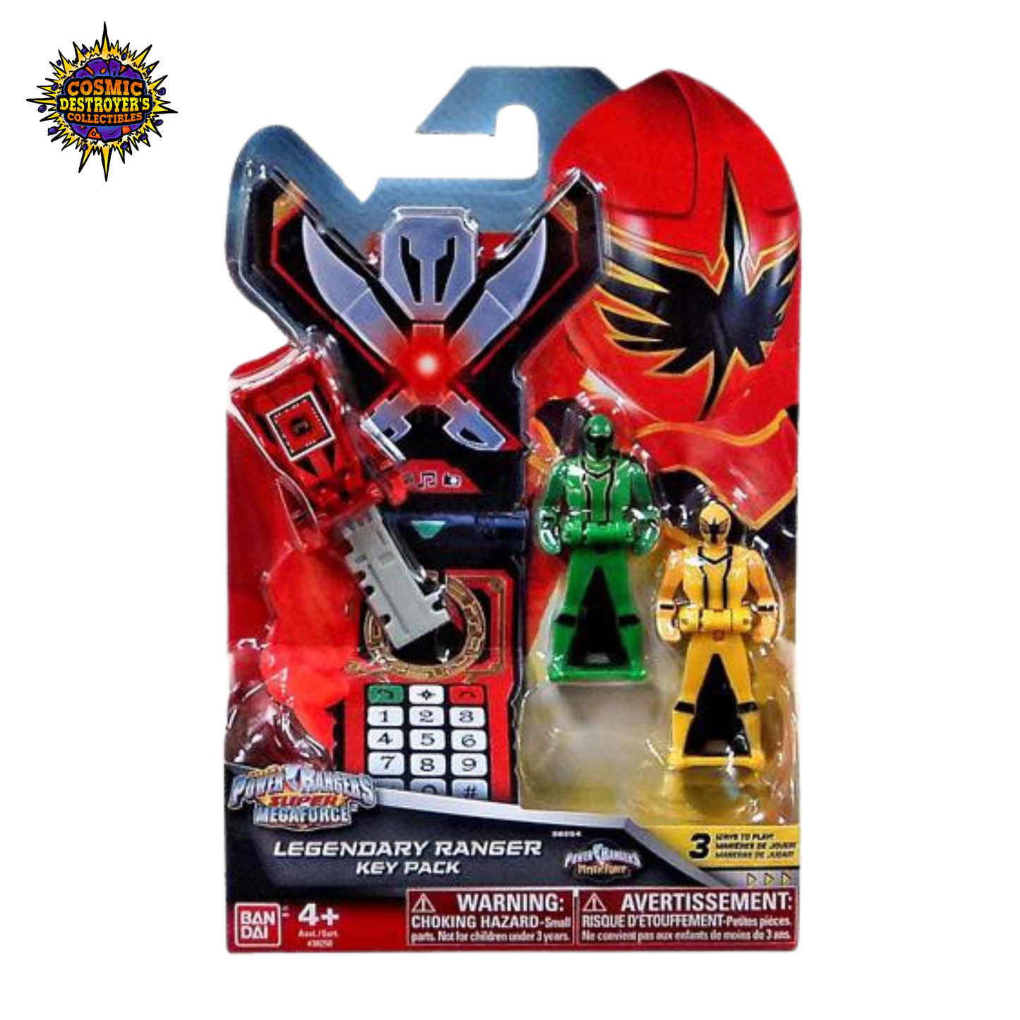 Power Rangers Super Megaforce - Legendary Ranger Key Pack - Mystic Force (Red/Green/Yellow)