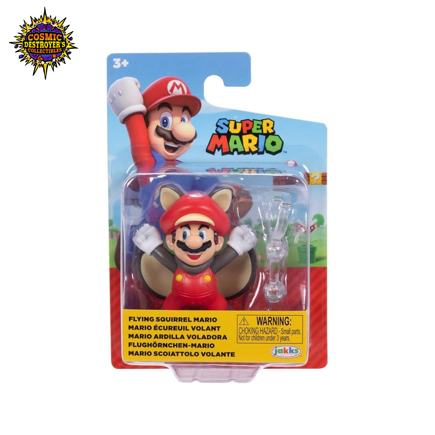 Jakks Pacific Super Mario Flying Squirrel Mario