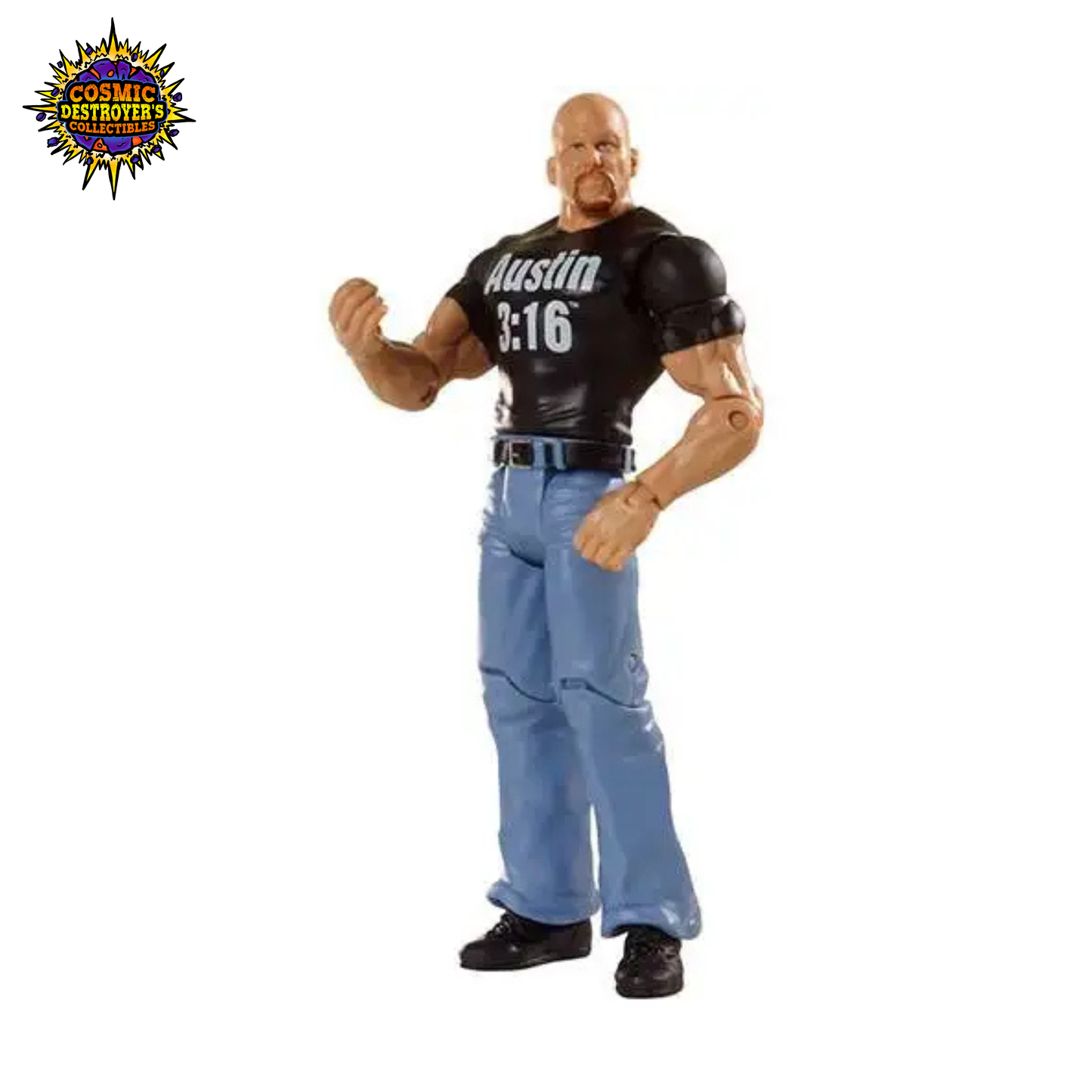 WWE Wrestling - World Champions - Stone Cold Steve Austin Action Figure #33 - Series 29