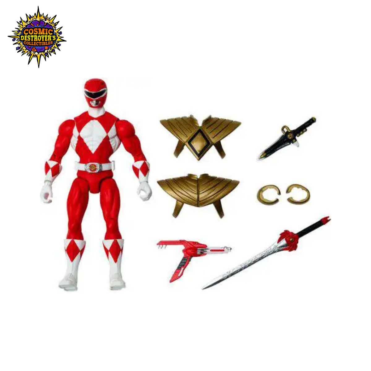 Power Rangers Megaforce - Armored Mighty Morphin Red Ranger Action Figure - 2013