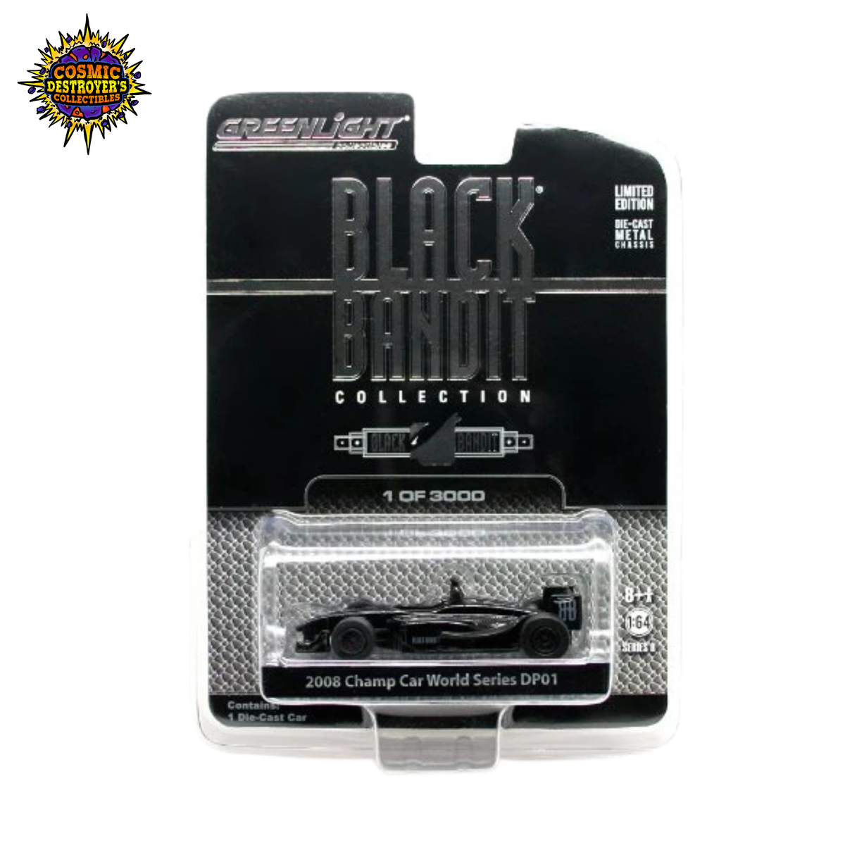 Greenlight - Black Bandit Collection - 2008 Champ Car World Series DP01 - LE3000 (Diecast) 1:64 Scale