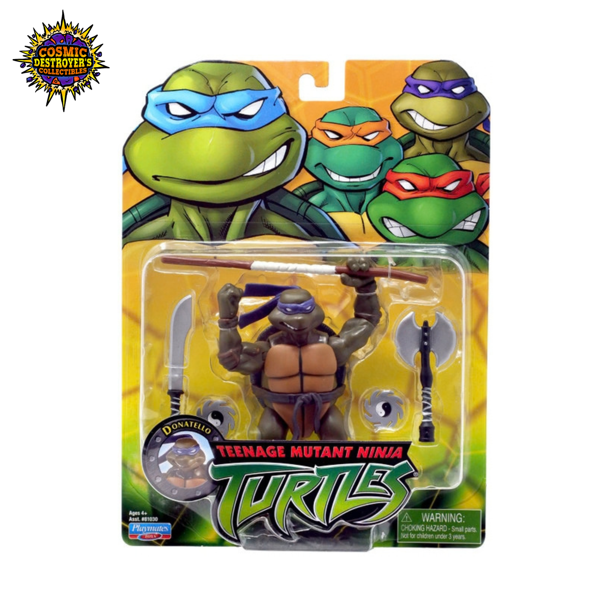 Teenage Mutant Ninja Turtles - Retro Donatello Action Figure - Playmates - 2023