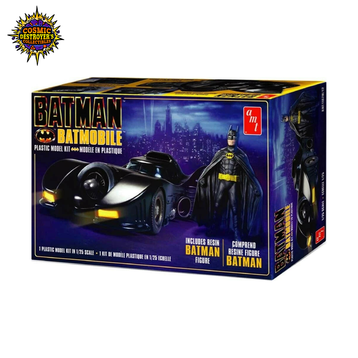 AMT - Batman (1989) - Batmobile and Batman Figure Model Kit