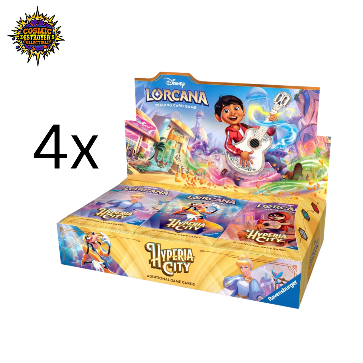 Disney Lorcana: Hyperia City Booster Box Case