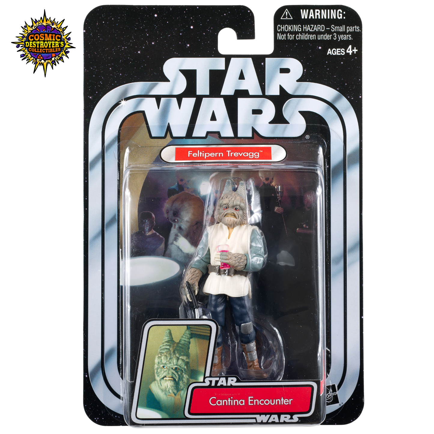Star Wars - A New Hope - Feltipern Trevagg - Cantina Encounter 3.75" Action Figure - #6 - 2005