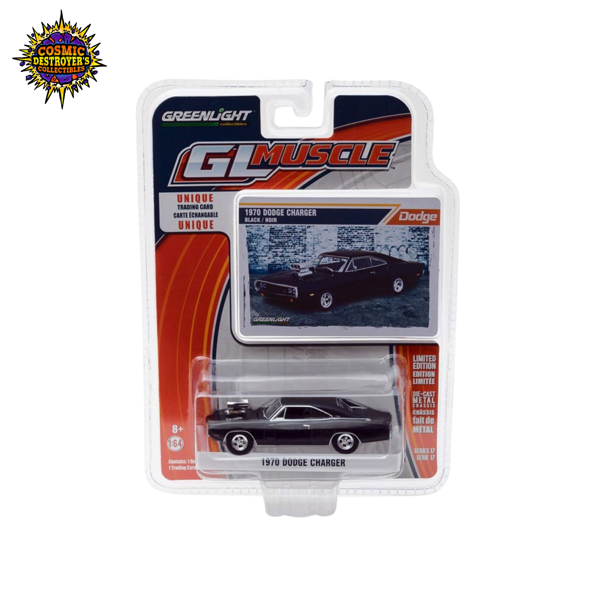 Greenlight - GL Muscle - 1970 Dodge Charger - 1:64 Scale (Diecast)