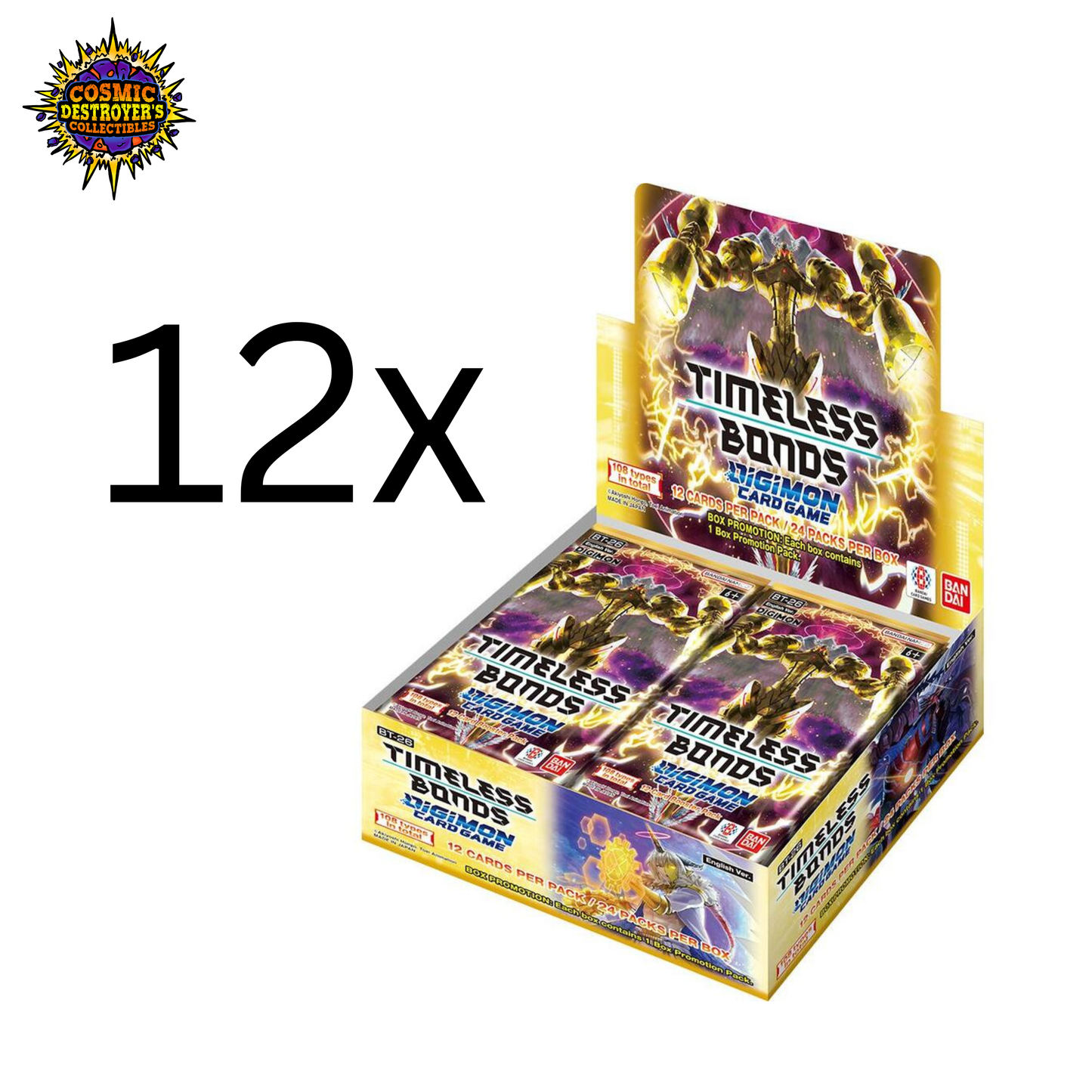 Digimon TCG: Timeless Bond Booster Box Case (BT-26)