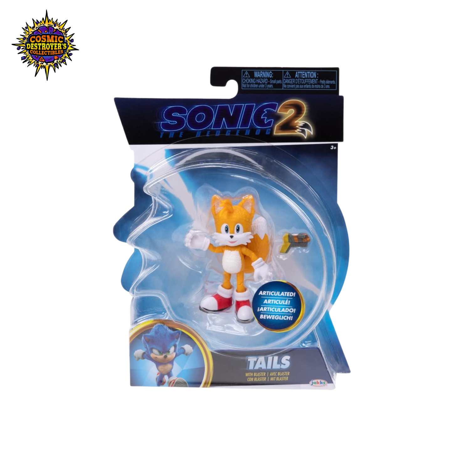 Sonic the Hedgehog 2 - 4" Tails Action Figure