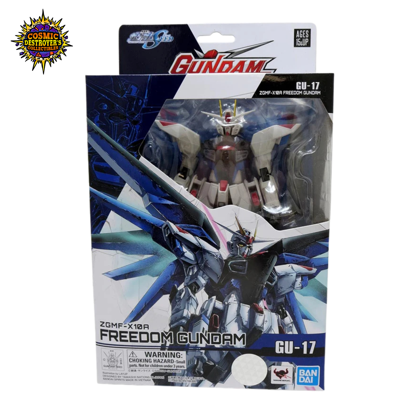 Gundam Universe - ZGMF-X10A Freedom Gundam GU-17 - 6" Action Figure - Msg Seed